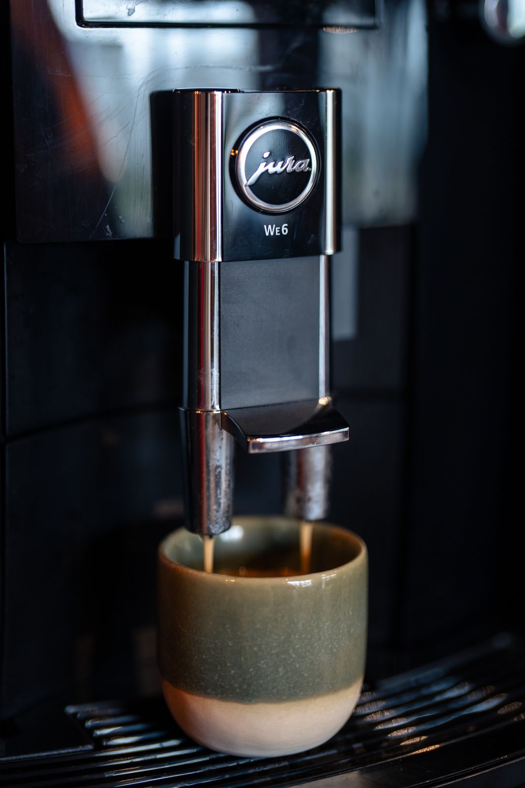 Verse koffie in de boutique