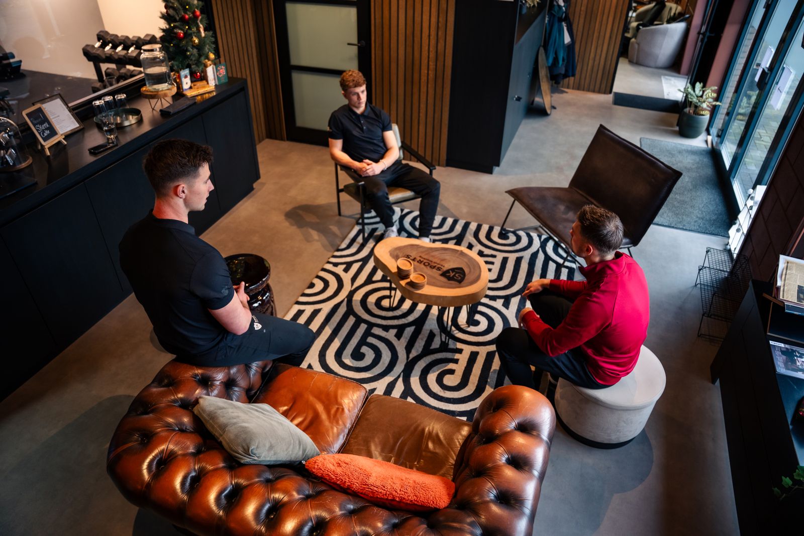 De lounge van de boutique