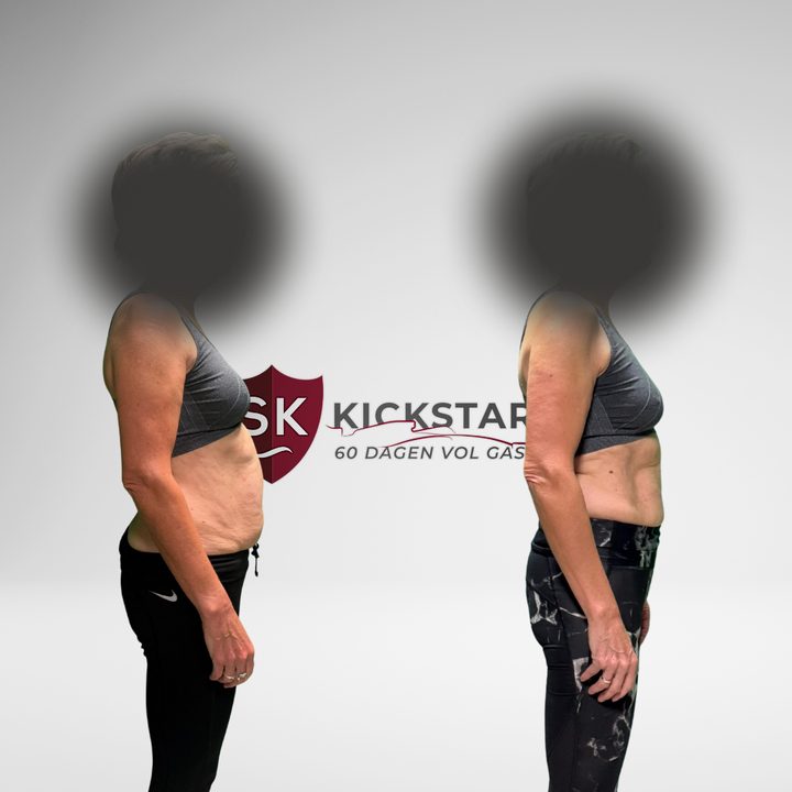 Kickstarter bij start en finish