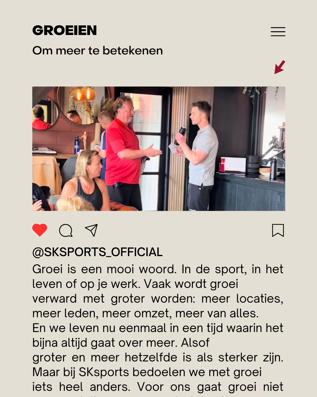 Groeien bij personal training heeft betekenis
